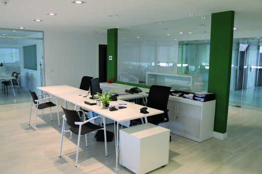 Zona de trabajo administrativo del COOOA.